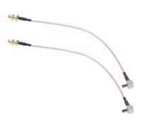 Hagsnec 2X 8" SMA femmina a TS9 treccia CoaXial RG316