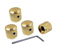 Hagsnec 4 pezzi in metallo Volume Tone Dome Tone Tone Chitarra Regolatore di velocità con per chitarra elettrica Strat o