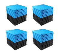 Hagsnec 48 piastre acustiche da studio fonoassorbenti per la parete, fonoassorbenti, cuneo per la casa, 2,5 x 30 x 30 cm