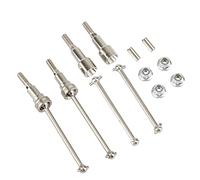 Hagsnec Albero motore anteriore e posteriore in metallo per HBX 16889 16889A 16890 16890A SG1601 SG1602 1/16 RC Car Upgrade parti