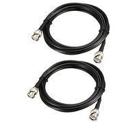 Hagsnec Cavo coassiale RG58 con BNC maschio a BNC maschio, 50 Ohm, 1,8 m, 2 pezzi