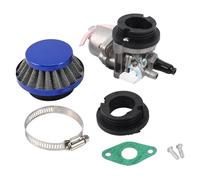 Hagsnec Filtro Carburatore Carby + Blu + Stack per 2 Stroke 47cc 49cc Parti di Motore Mini Bambini ATV Dirt Pocket Bicicletta Minimoto