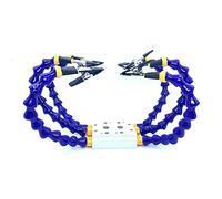 Hagsnec Stazione di saldatura morsetto da tavolo da banco con 6 pezzi bracci flessibili Soldeirng supporto in PCB saldatura strumento di riparazione