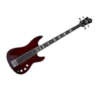 Hagstrom 4 corde, nero lucido (SUSWEB-BLK), Natural Mahogany