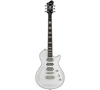 Hagstrom Ultra Max Limited Edition Vinterny White Metallic - Chitarra elettrica Single Cut