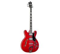 Hagstrom Viking Bass WCT Wild Cherry Transparent - Basso semiacustico destro