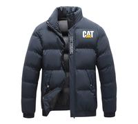 HAGTBFRC Puffer Jacket Ca.ter-Pillar, Cotone Slim Con Giubbotto, Di Transizione Resistente Al Freddo Per La Stagione Autunno-inverno, caldo(Dark Blue,M)