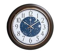 HAGTRB Orologi da Parete vejia per Decorazioni per la casa Super qualità Orologi Decorativi al Quarzo Non toccanti, Orologio da Parete per decori per la casa e sussurri in Legno Massiccio Silenzioso