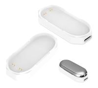 Hahace Confezione da 2 dock di ricarica compatibile con PLAUD NotePin S Ai/NotePin Ai, registratore vocale leggero e compatto, supporta il trasferimento dati, dock di interfaccia magnetica di tipo C