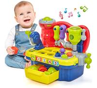 hahaland Giochi Bambini 1 Anno Banco da Lavoro con Suoni e Luce, Gioco Educativi per Bambino 2 3 Anni Regalo Bambino