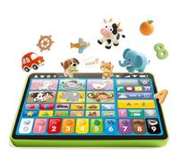 hahaland Giochi Bambini 1 Anno Musicale, Italiano Pannello Interattivo Tablet Bambino Pianoforte Educativo Regalo Bimbo Bimba 1 2 3 Anni (IT/EN/FR/ES/DE)