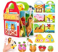 hahaland Libro Montessori Interattivo 1 Anno Quiet Book Sensoriale Educativo