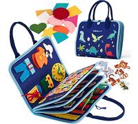 hahaland Montessori Busy Board di Feltro, Valigetta Sensoriale Interattiva