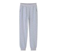 HahaNice Pantaloni da ragazzo con vita elasticizzata in cotone per bambini, pantaloni da allenamento per ragazzi 2-12A, Grigio, 7 anni