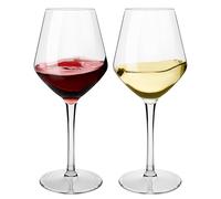 HAHASHOW Bicchiere da Vino Tritan Plastica Calici Vino 440ml, Set di 2 | Calici plastica rigida lavabili, Resistente agli urt, Senza BPA, Ideali per campeggio, piscina, feste e perfetti come regalo
