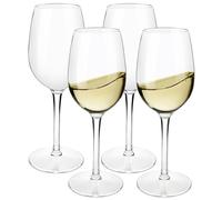 HAHASHOW Divino Calice Vino Plastica Bicchiere da Vino 355ml, Set di 4 | Calice Vino Bianco e Rosso in Tritan, Lavabile in lavastoviglie, Senza BPA, Ideale per campeggio, picnic, feste e piscina