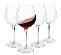 HAHASHOW Tritan-Plastica Bicchiere da Vino Bianco, Set di 4 Divino Calice vino rosso per campeggio festa, Adatto alla Lavastoviglie, 500ml