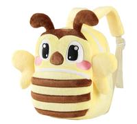 HAHASHOW Zainetto Asilo Bambino 2-4 Anni Zaino Asilo Bimba e Bimbo in Peluche con Design Animali Carini per Asilo e Viaggi (Ape)