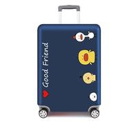 HAHII Copertura per bagagli da viaggio valigia protezione elastica Trolley Caso Copertura Protettiva Adatto, Buon Amico., L（25-28in）