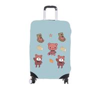 HAHII Copri valigia Elastica Copri Valigia Anti-Polvere con cerniera Copertura Cover Proteggi Valigia XL（29-32in） Petit Ours