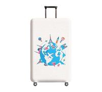 HAHII Copri valigia Elastica Copri Valigia Anti-Polvere con cerniera Copertura Cover Proteggi Valigia XL(29-32in) Voyages à l'étranger 5