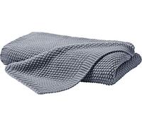 Hahn Coperta in maglia 545001 grigio medio, 130 x 170 cm