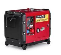 Hahn & Sohn HDE 9300SS3 - Generatore di corrente diesel - 9,3 kVA max. potenza | E-Start, AVR, generatore di corrente per cantieri, casa, giardino, 70 dB - unità di emergenza, generatore diesel, 230 V