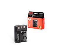 Hahnel HL 2LHP Batteria Litio-Ion per Canon con Capacità 740 mAh, 7.4V, 5.5 Wh, Sostitutiva della Batteria NB-2LH, Nero/Antracite