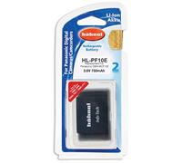 Hahnel HL-PF10E - Batteria di ricambio agli ioni di litio per Panasonic DMW-BCF10E, compatibile con Lumix FS30 FS33 FS62 FX40 FX48 FX75