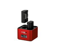 HAHNEL ProCube3 Caricabatterie compatibile con Canon LP-E6. E6N. E6NH. E6P. LP-E8. LP-E17.