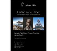 Hahnemuhle Digital Fineart A4 Testpack Glossy Papers Bianco