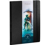 Hahnemühle Watercolor 100% Cotton Taccuino da disegno 60 A5 250 g Black