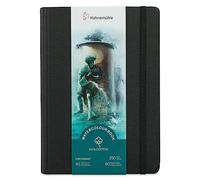 Hahnemühle Watercolour Book 100% cotone, 250 g/m², opaco, incollato sulla superficie, 30 fogli/60 pagine, ad acquerello (A5 - formato ritratto)