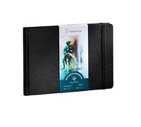 Hahnemühle Watercolour Book 100% cotone, 250 g/m², opaco, incollato sulla superficie, 30 fogli/60 pagine, per acquerelli (A4 - formato paesaggio)