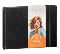 Hahnemühle Watercolour Book Deckle Edge, libro ad acquerello con bordi strappati, 100% cotone, 250 g/m², opaco, 30 fogli/60 pagine (circa 20,5 x 15,3 cm/formato paesaggio)