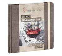 Hahnemuhle 10625182 - Libro per acquerelli, 14 x 14 cm, colore: beige