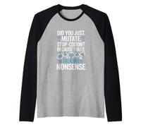 Hai Appena mutato Stop Codon Divertente Biologia Dicendo Maglia con Maniche Raglan