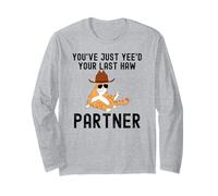 Hai Appena yeed Il Tuo ultimo Compagno haw Cat Cowboy Scherzo Maglia a Manica