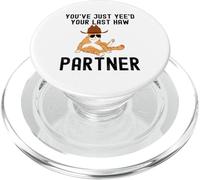 Hai appena yeed il tuo ultimo compagno haw Cat cowboy scherzo PopSockets PopGrip per MagSafe