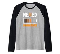 Hai bisogno di frittelle Batteria Vibrazioni divertenti per la colazione Maglia con Maniche Raglan