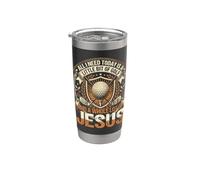 Hai bisogno di Golf e Jesus per cristiani e cattolici Bicchiere termico in acciaio inox doppia parete