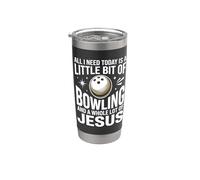 Hai bisogno di Golf e Jesus per cristiani e cattolici Bicchiere termico in acciaio inox doppia parete
