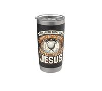 Hai bisogno di Golf e Jesus per cristiani e cattolici Bicchiere termico in acciaio inox doppia parete