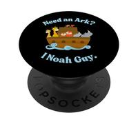 Hai bisogno di un"arca? I Noah Guy Meme divertente ebraico e cristiano PopSockets PopGrip Adesivo