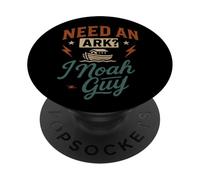 Hai bisogno di un'arca I Noah Guy - Divertente gioco di parole cristiano fede PopSockets PopGrip Adesivo