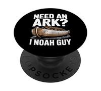 Hai bisogno di un'arca I Noah Guy Divertente gioco di parole cristiano PopSockets PopGrip Adesivo