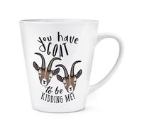 Hai Capra To Be Scherzando Me 341ml Latte Tazza - Divertente Animale Got Scherzo