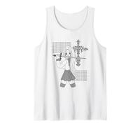 Hai conquistato i Nemici Y2K Anime Goth Girl Cross Canotta