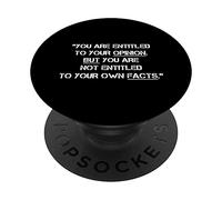 Hai Diritto Alla Tua Opinione Nessun Diritto Inventare Fatti PopSockets PopGrip Adesivo