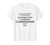 Hai fatto la fota - la luna - meme viola Maglietta